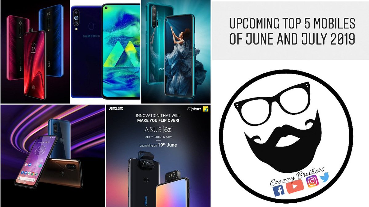 TechPixelindia's tweet photo. Here comes our new video of today on Youtube... 
Its about the Top 5 Upcoming mobiles for the month of June and July  2019... 
Watch the video in the below link.. https://t.co/S2VLVAO8EZ

Like, Share and Subscribe our channel 👉crazzybrothers 👈

#Channel
#CheckItOut #20likes https://t.co/l7qjz0Akip