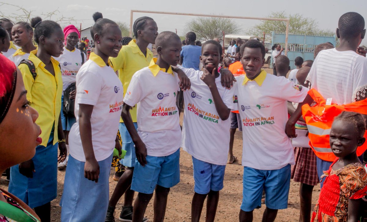 WorldVisionKE's tweet photo. #DayoftheAfricanChild celebrations at Kakuma Refugee Camp. We are calling for an end to conflicts that can change the lives of children #InAnInstance, making them vulnerable to physical, sexual & emotional violence.
#ItTakesUsAllKE to End Violence Against Children.
#WithRefugees https://t.co/09VY3WtszU