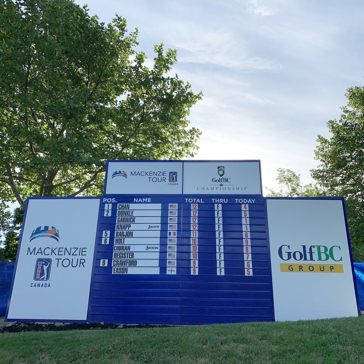 Good Morning from the Final Round of the #gbcchamp!! Here’s where our leaderboard sits going in to the final round. Come join us for a beautiful day at <a href="/GallaghersGolf/">Gallaghers Canyon GC</a> ... completely FREE thanks to <a href="/myhusky/">myHusky</a> App! #gbcchamp