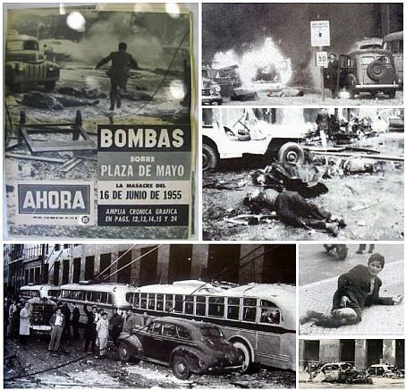 Un día como hoy en 1955, aviones de la Marina lanzaron bombas sobre una multitud reunida en Plaza de Mayo en apoyo a Perón, dejando un saldo de más de 350 muertos. La inédita brutalidad inició un largo ciclo de violencia política en Argentina #EfeméridesIncómodas