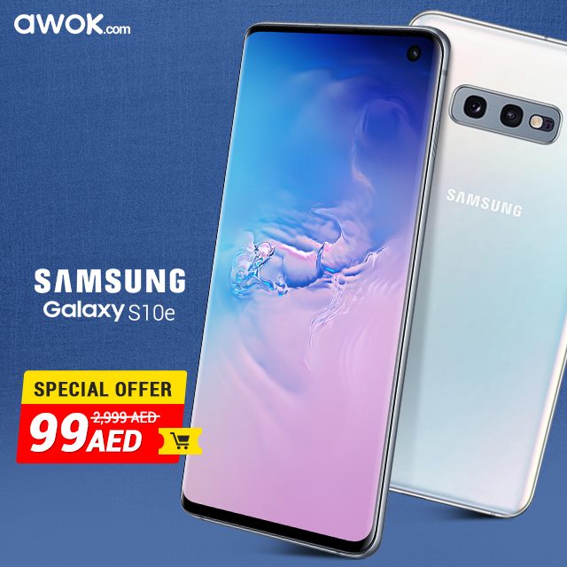 AWOKcom's tweet photo. ** SPECIAL OFFER **
Want to buy Samsung Galaxy S10e for AED 99/- only!
*T&C Apply!
See more >>> https://t.co/QRQRkVRLS6
#mobiles #awokcom #emirates #indubai #dubai #alain #sharjah https://t.co/3neZQkaszj