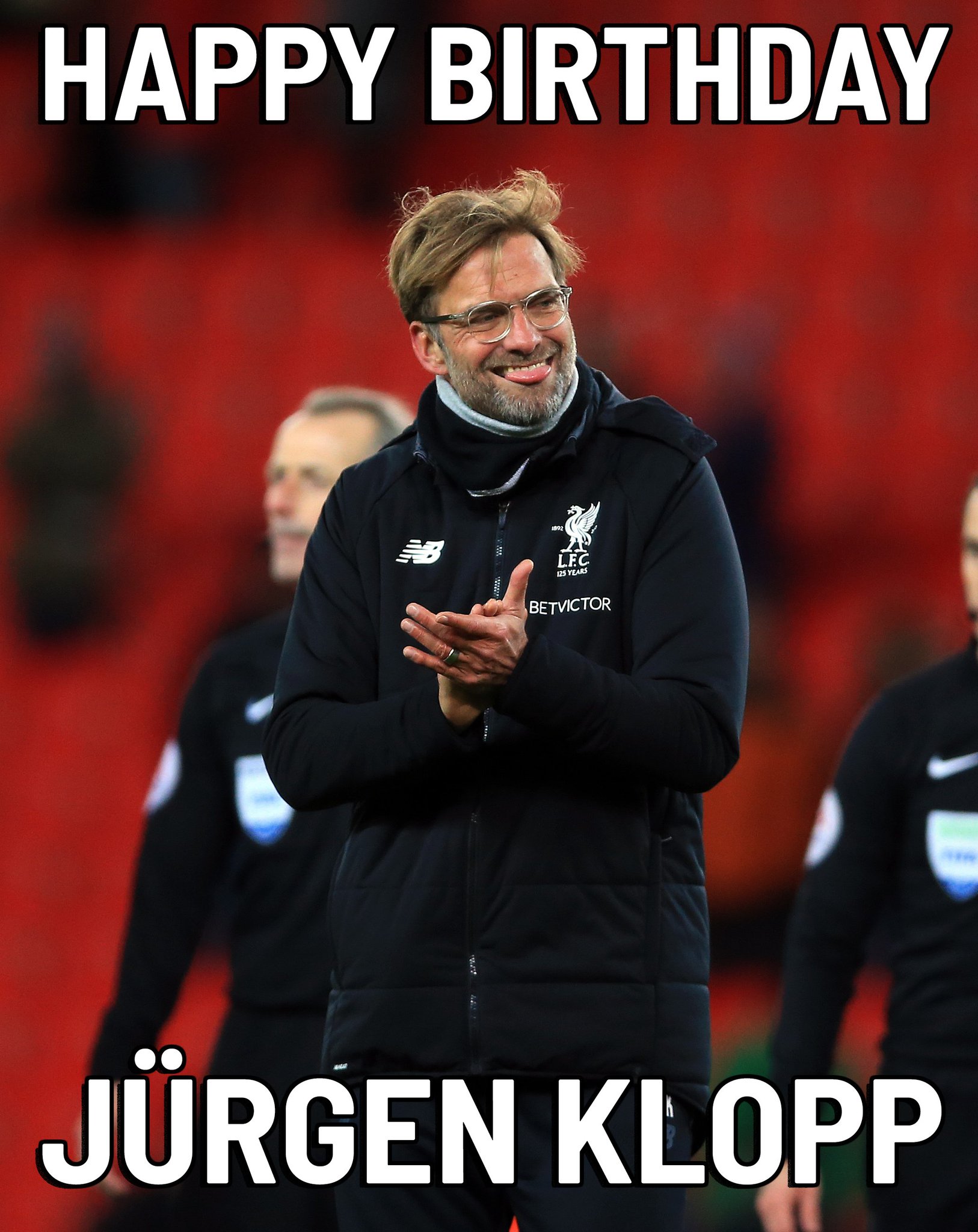 Happy 52nd birthday to Jurgen Klopp! 