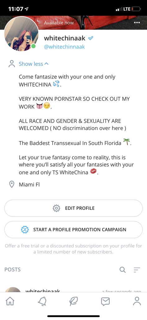 WHITECHINA on Twitter: "SUBSCRIBE TO MY ONLYFANS 😘 #tgirl #shemale #