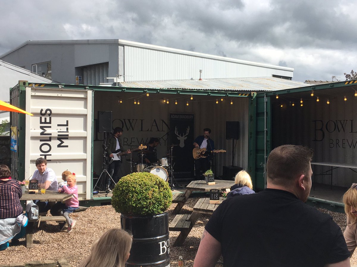 TurleyAssoc's tweet photo. Band, @BowlandBrewery beer, BBQ @HolmesMill - what more do you need on Fathers Day #lancashire https://t.co/0Gf0byLRnG