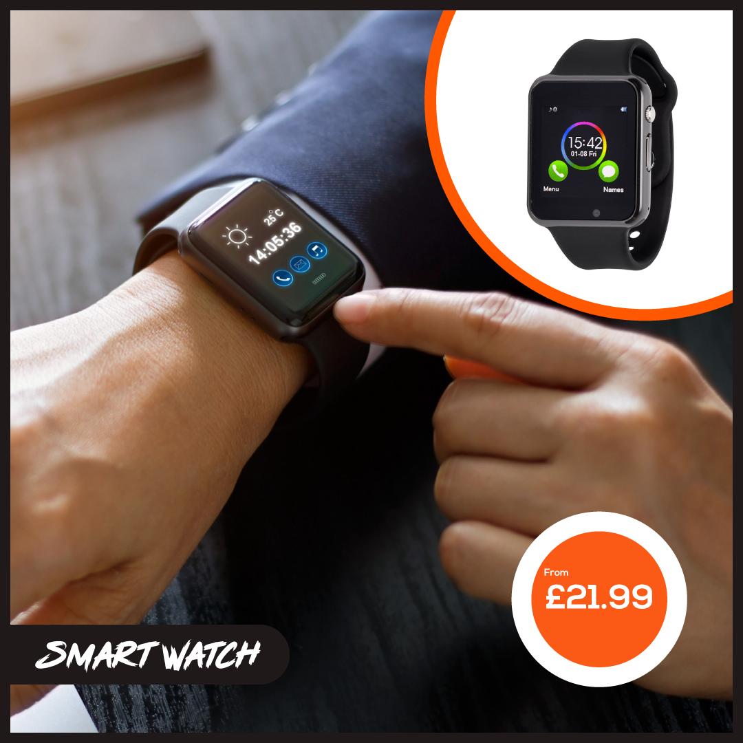 Objectproducts's tweet photo. This smartwatch is the latest must-have device for any tech fanatic. With amazing features such as being able to read emails, texts and answer calls, this has excellent quality at an excellent price. #Design #Gadgets #Gifts #Bargain #Value #SmartWatch #Calls #Texts #Emails https://t.co/SAncoBEXa7