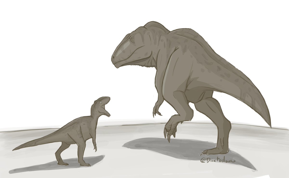 Diictodom's tweet image. Giganotosaurus and son, Happy Fathers Day!

#FathersDay #Paleoart #DigitalArt #Giganotosaurus #Dinosaur