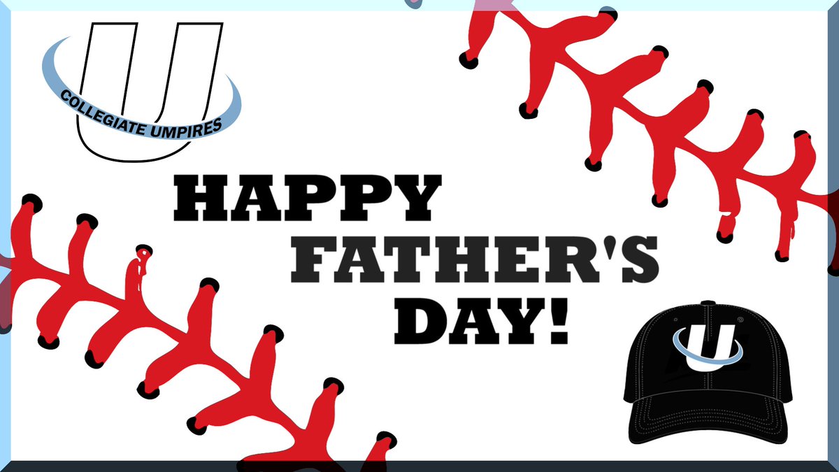 UnitedUmpires's tweet photo. Happy Father's Day! There are many sacrifices made by our umpires, personal and professional, as part of their commitment to #NCAA baseball - maybe none bigger than time spent away from their families. Please know all of these sacrifices are appreciated. Happy Father's Day! https://t.co/YTikPJcq8L
