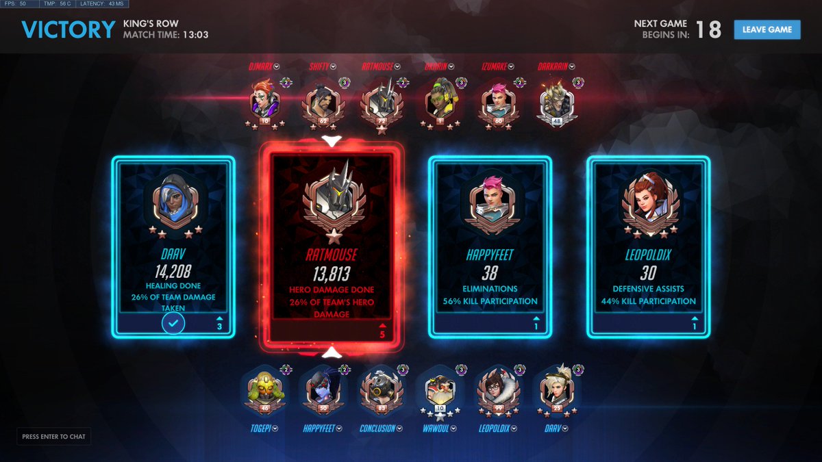 Scrimming again at higher SR 🔥
We played the first map really well! twitch.tv/lauxaa