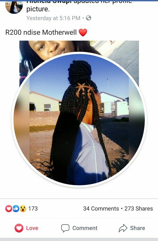 HlonelaSwapi's tweet photo. Thank you Lord for the hands you've given me❤ triangle braids😍😍

Hit me up on this number 061 850 5227 if you want your hair to look this kinda trendy am located @ port Elizabeth Motherwell location https://t.co/n7hc7R3Isl