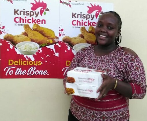 TuskysOfficial's tweet photo. We continue to mesmerize our Customers with the delicious Krispy Chicken. At Tuskys Karasha, we are delighted to have served you dear Customer.
Thank you for shopping. Thank too @Rita_Jeenia Assistant Branch Manager at Karasha for sharing the image. #DeliciousToTheBone -Nem https://t.co/JvyIKsdtFp