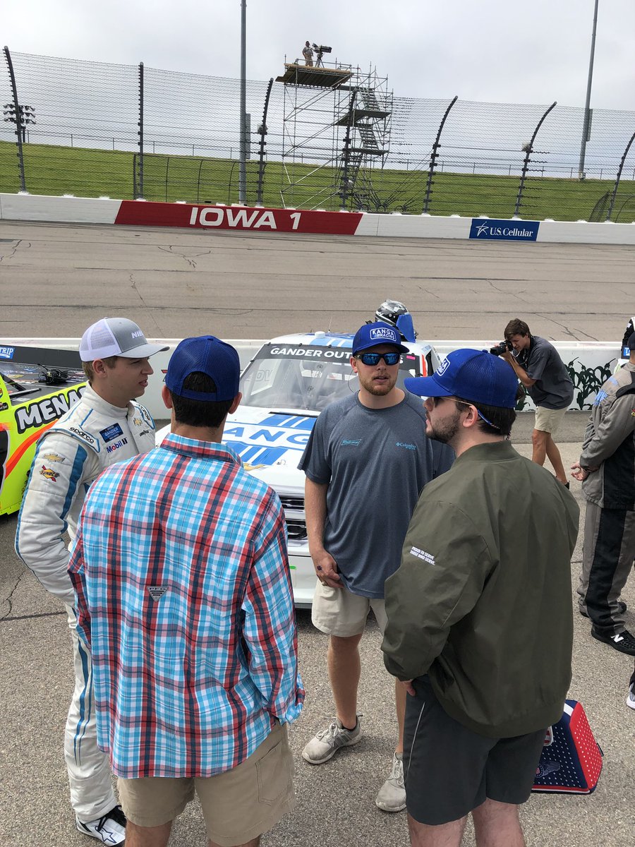 KyleBenjamin_'s tweet image. We’re ready to go racing @iowaspeedway with @NieceMotorsport and @kangakasemate. #NASCAR #TeamKB