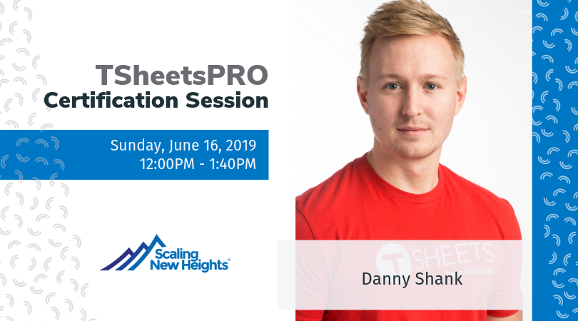 Don’t miss the #SNH19 TSheetsPRO Certification session with <a href="/TSheets_Danny/">Danny Shank</a>! 🎉🎉Starts at 12:40PM in Room 251A. We hope to see you there!