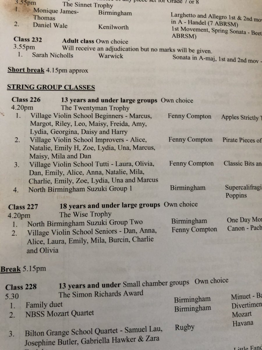 Another way in which <a href="/AnitaRichards16/">Anita Richards</a> continues to honour and support young musicians is through a new award for the #leamingtonspa competitive festival in memory of <a href="/iCelebrateSimon/">Celebrating Simon</a>. The inaugural Simon Richards Award took place yesterday.  #givingtalentachance
