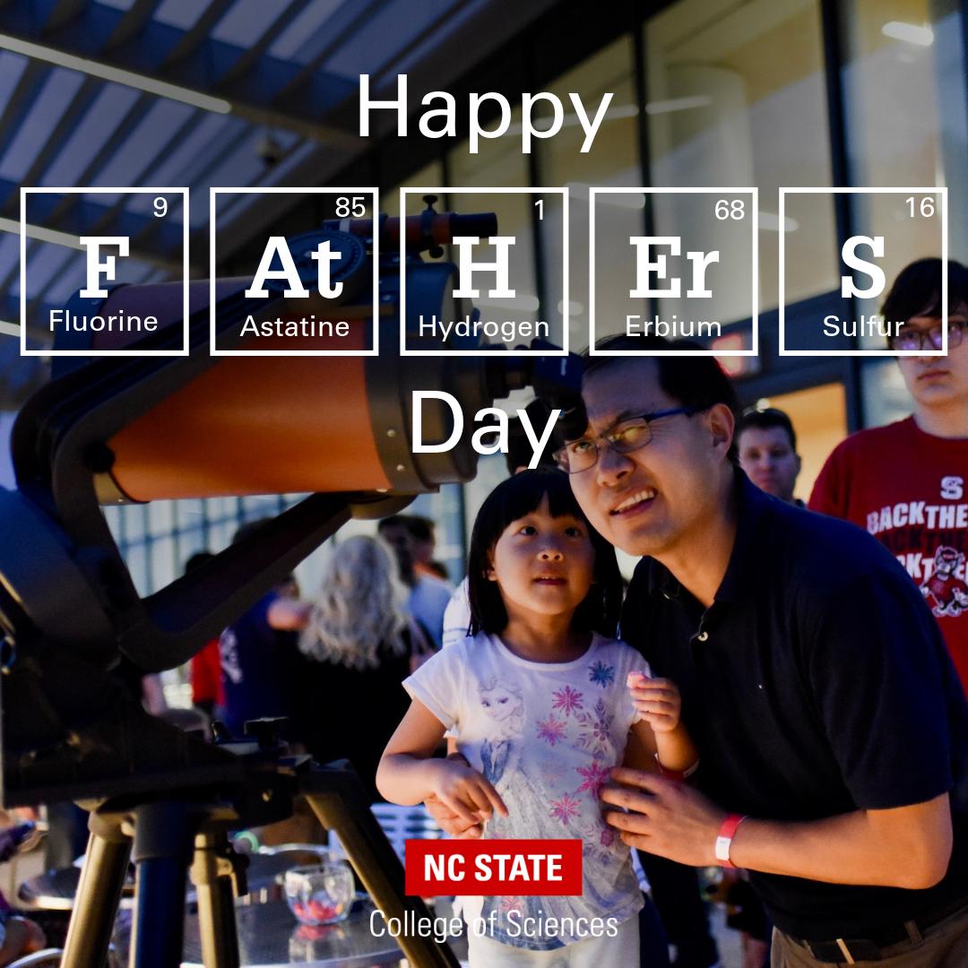 Thankful for all of the dads who sparked our curiosity about science. Happy #FathersDay!