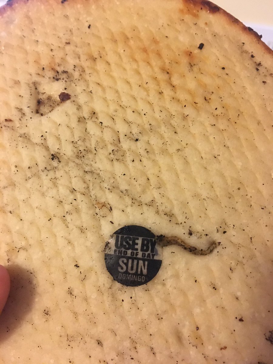 shenanigans3711's tweet photo. @olivegarden call me crazy... but shouldn’t these stickers be removed before serving to your patrons? At least it wasn’t served after Sunday I suppose! https://t.co/2b9t8NmPcy