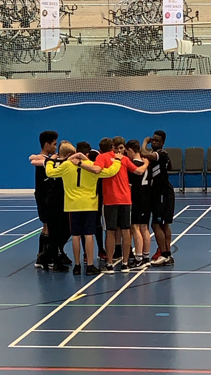 Team huddle - win or lose, we are so proud of these fine young men #handballfinals