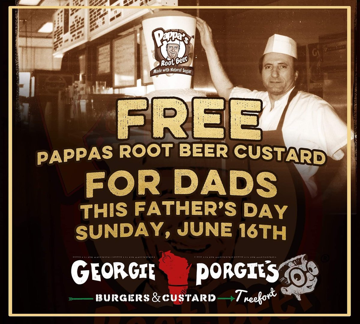 A big Happy Father's Day to all the great Dad's out there! 

Celebrate everything they do for us &amp; treat 'em to a FREE scoop today, no purchase necessary 🍨