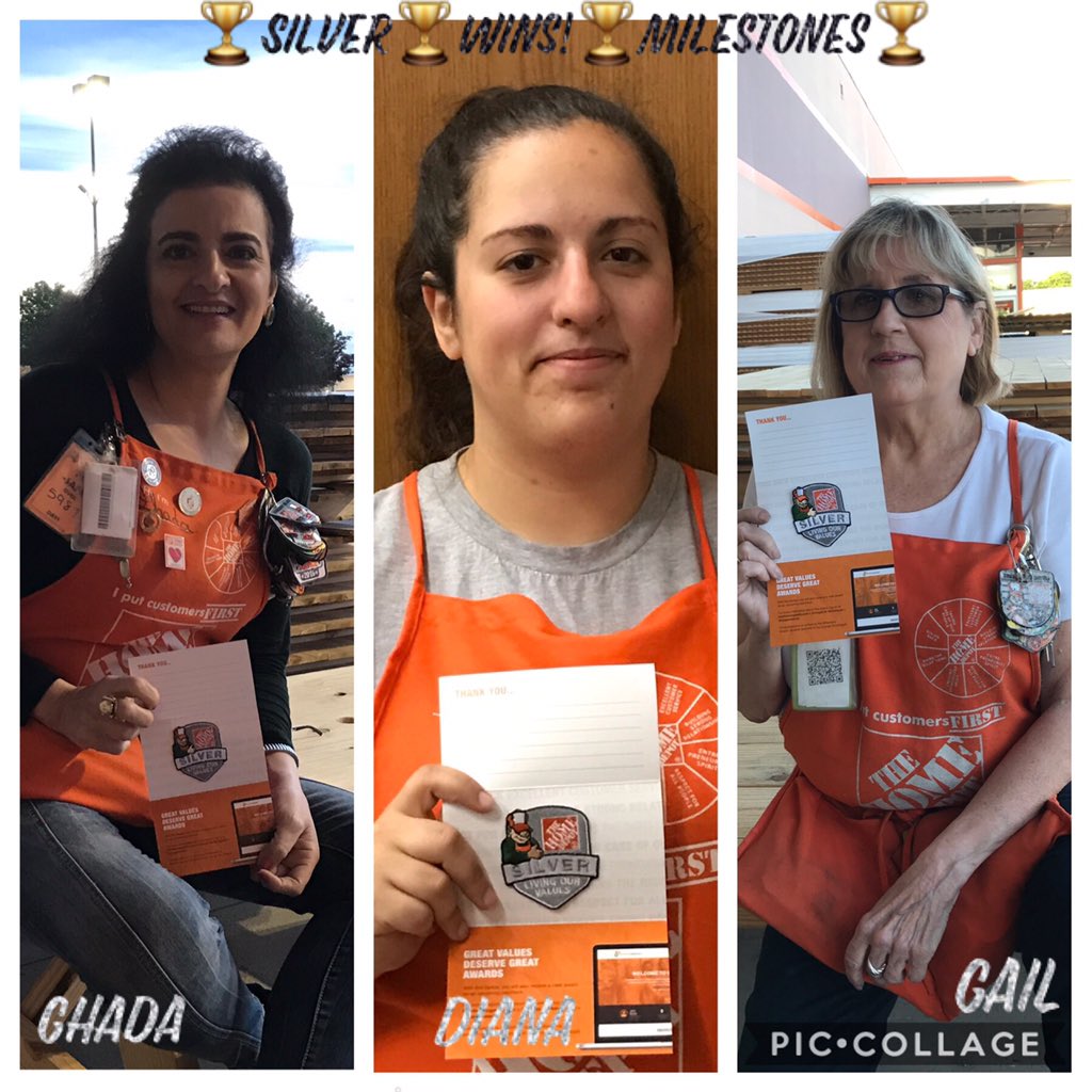 I'm so proud of these ladies, all hitting various levels of Silver! Way to Go! Ghada-Cashier, Diana-Head Cashier/Service Desk and Gail-Head Cashier. <a href="/darylouellette/">Daryl Ouellette</a> <a href="/jamespoole26/">James Poole</a> <a href="/tauntonHD2677/">Taunton HD 2677</a>