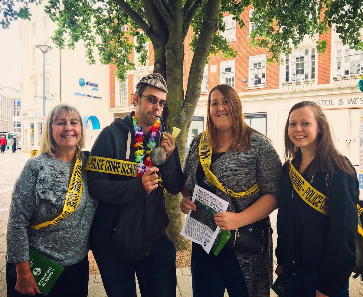 ACorpseOnCamera's tweet image. 🐍🐆🍃🗿BIRTHDAY EXPEDITION SUCCESS! Baloo &amp;amp; The Crew rocked the crime-scene-tape-look yesterday as they swung into the jungle to discover #WhoKilledHunterFortune! Many hippo returns! 🐘🐆🐍🗿🍃 #MurderMystery #TreasureHunt #Rdg #RdgUk #ReadingUK #MadeInRdg