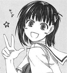 Aikawa Kizuna from Prunus Girl is LGBT+ but which is a spoiler. The basic message of the manga is love is love.