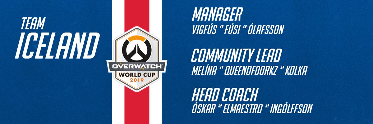 IcelandOW's tweet photo. We're pleased to announce our committee for this years #owwc2019! 🇮🇸

Go check out their Twitters here! 

Manager: @Vigfusion 
Community Lead: @QueenofDorkz 
Head Coach: @OwMaestro 

Bread shall be obtained! 🤠 https://t.co/86rfDs4egB