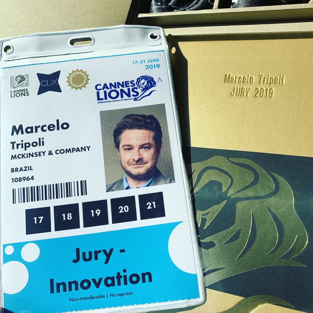 So proud to represent  @mckinseyco in the most important event of the year for the marketing industry. Big week ahead judging the most innovative work of the industry
