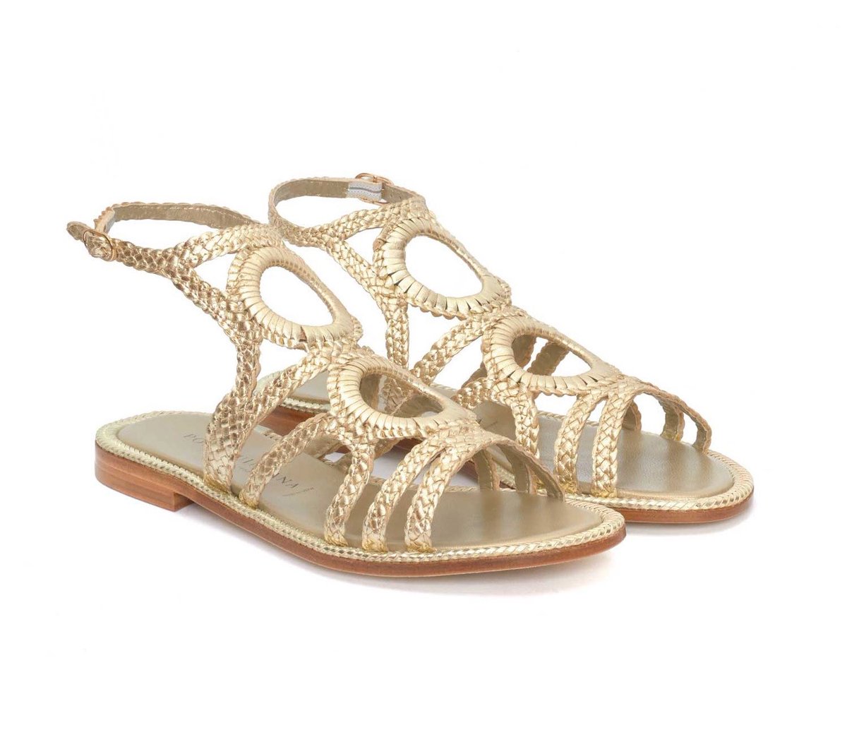 spanishoegal's tweet image. Stunning gold woven leather open back sandal by @PonsQuintana for a truly brilliant summer. #greatshoes #madeinspain