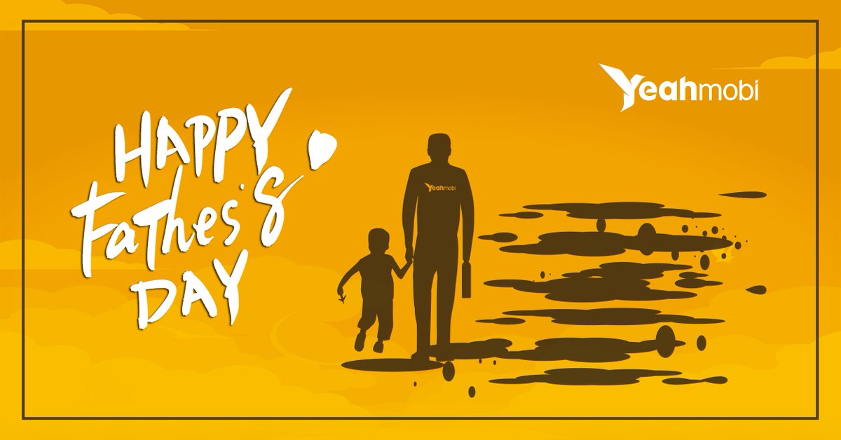 #Yeahmobi wish you all a happy father‘s day! 
Yeahmobi is a global mobile #marketing network, aims to help mobile #E-#businesses acquire new customers.