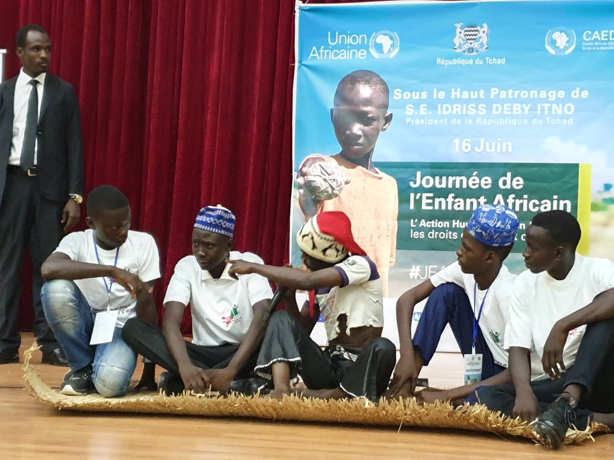 acerwc's tweet photo. Continental Commemoration of the Day of the African Child #DAC2019 in #Chad. #ChildrenRightsFirst @UNICEFChad @aye_ake @SEKONE73 https://t.co/LTQ8EooKxj