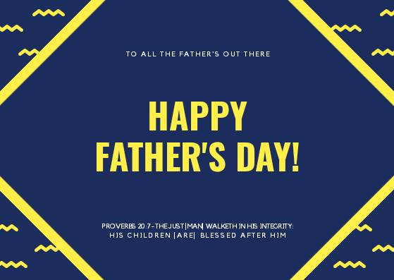 GraceCoatesvill's tweet photo. Proverbs 20:7 - The just [man] walketh in his integrity: his children [are] blessed after him
#happyfathersday https://t.co/BVFDDW7Fbi