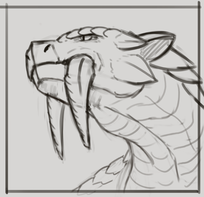 A quick sketch of Barioth from Monster Hunter to break things up. I hope he returns in Iceborne! 

#Barioth #MonsterHunter #MonsterHunterWorld #Iceborne #dragon #fanart #digitalart #sketch 