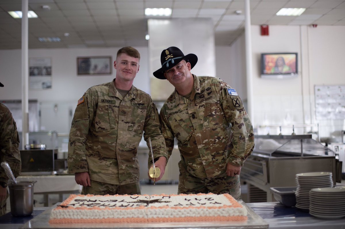 On Friday, your Wolverines celebrated 244 years of the United States Army. Thank you to all the local staff that made it possible for 1-89 CAV to pause and reflect while we are in Kosovo. (PC: CPL Alyssa Gray) #ReadyNow #Wolverines #PandoRecon 
<a href="/2BCT10thMtnDiv/">2 BCT, 10th Mtn Div</a>