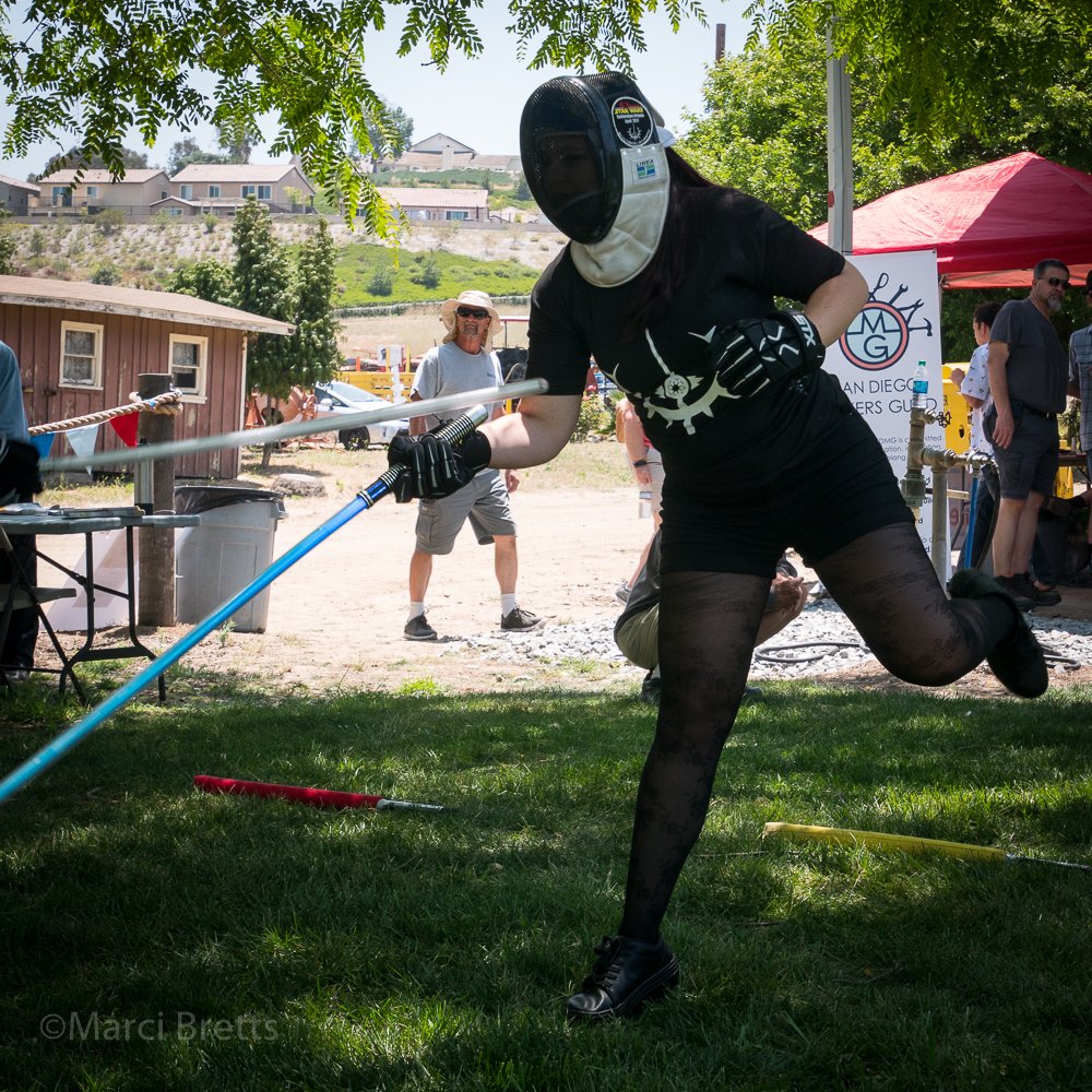 SDmakersguild's tweet image. #SanDiegoSabers dazzled us with their acrobatic command of their sabers.  They'll be here today on Father's Day.

#ncmmf #makers #makersgonnamake #makerfaire #diy #fencing