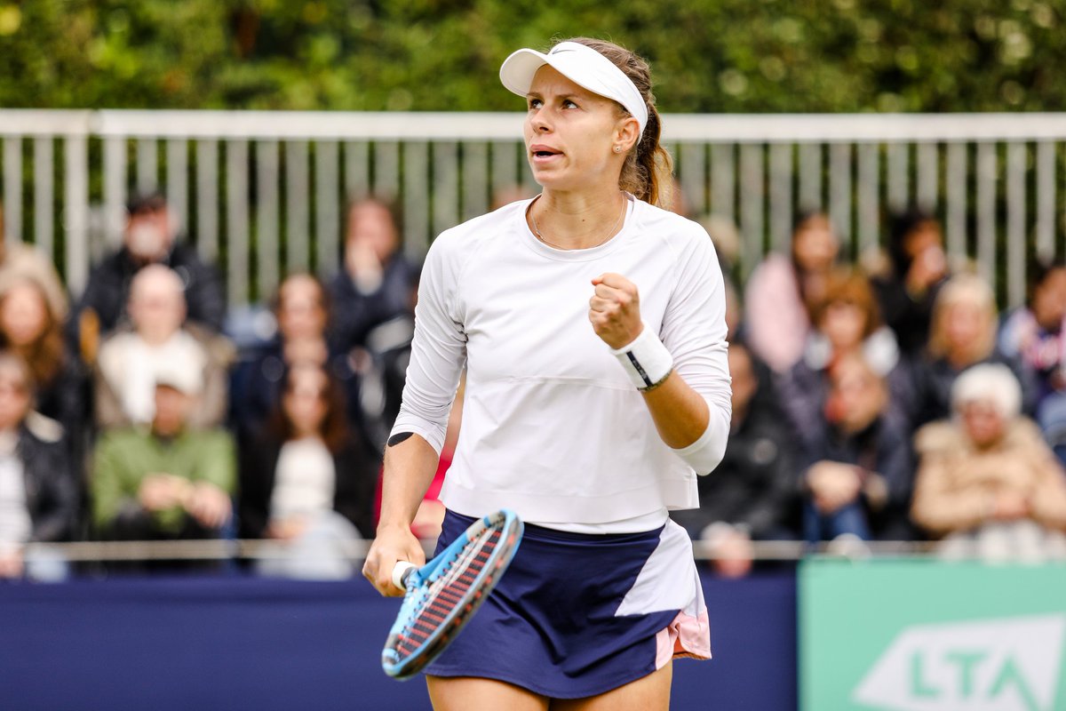 RochValleyRadio's tweet photo. 🎾 Post Match Adam Clark spoke to singles winner Magda Linette who won 7-6 2-6 6-3 against Zarina Diyas. We will bring you that interview later on. 

📸 credit @markland_photo

#ManchesterTrophy https://t.co/0iYocOmyOE