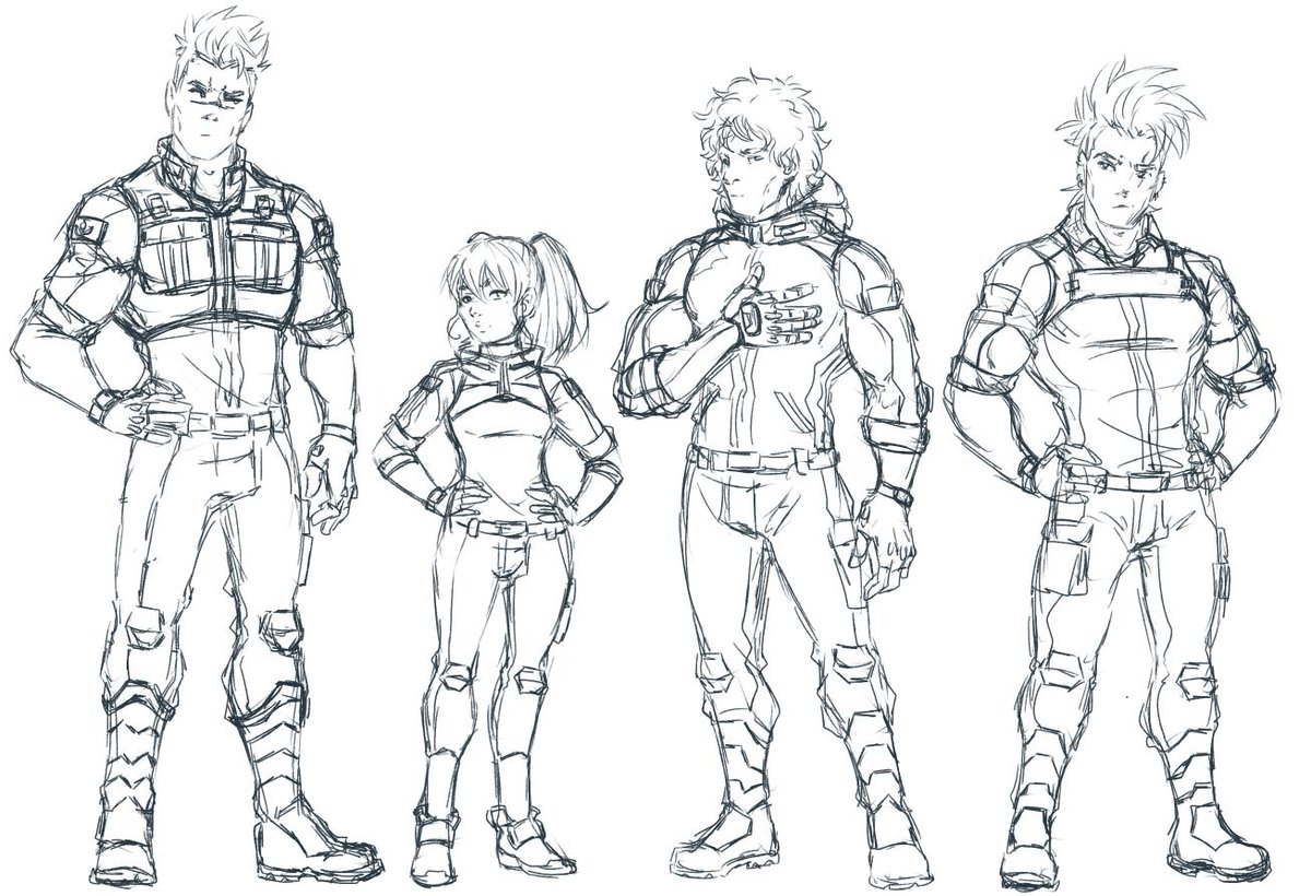 Grimmzee91's tweet photo. working on some character designs... #DualMind #originalcharacters https://t.co/tMRtNjeN9h