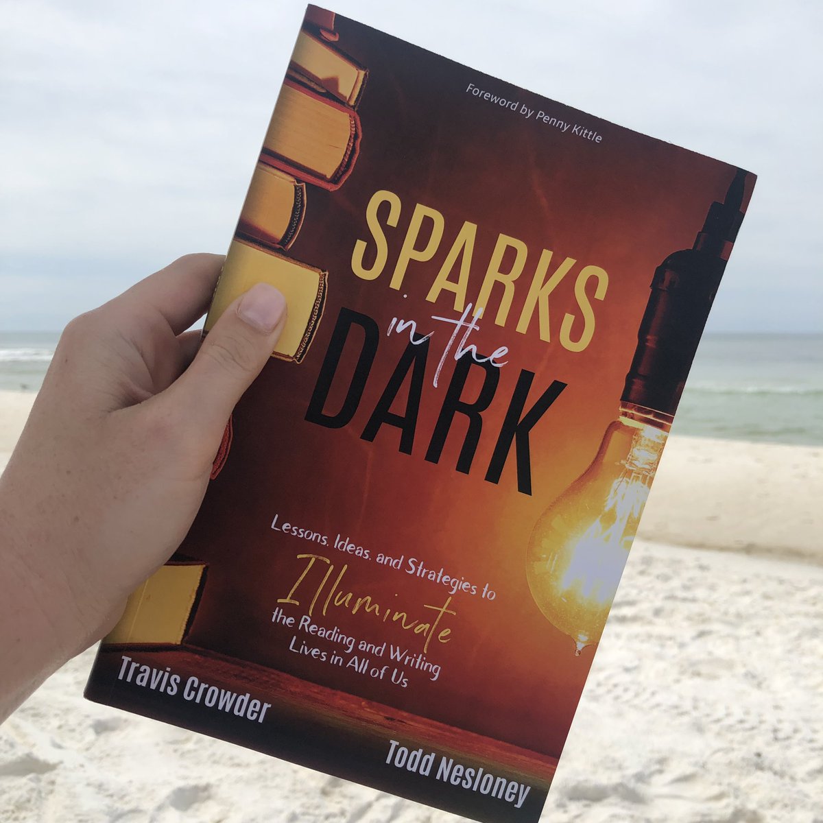 I’m only halfway through #sparksinthedark and I am SOLD! It speaks the truth about building strong readers and writers in our classrooms. This book is IMPORTANT for every educator! @TechNinjaTodd and @teachermantrav, well done. I am thankful that I get to learn from you!