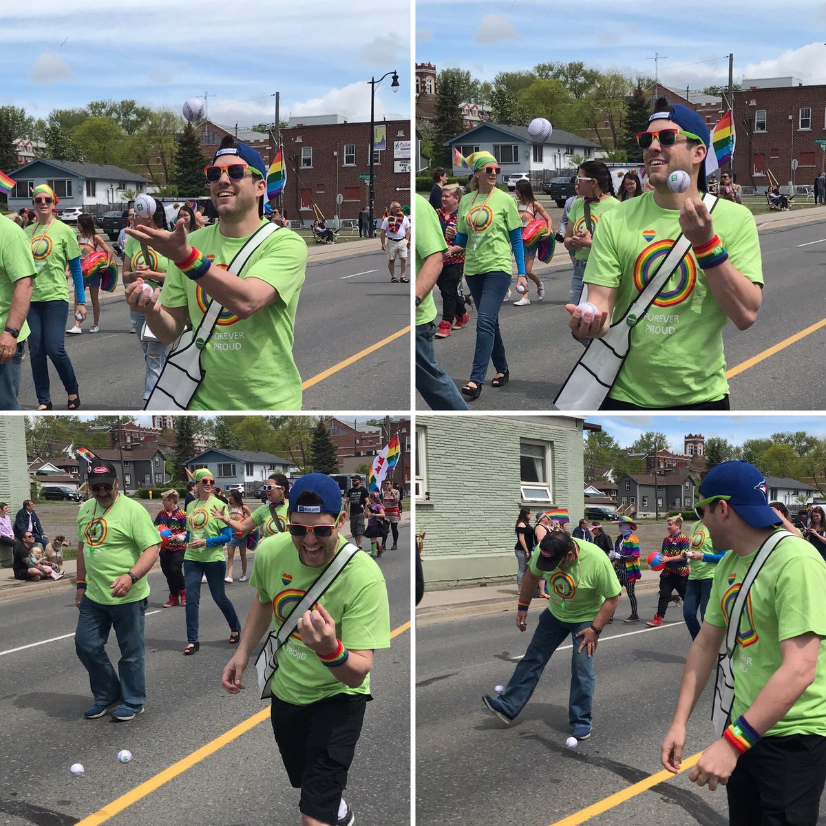 Beautiful weekend in #ThunderBay with the <a href="/TD_Canada/">TD (Canada)</a> crew! Thank you to @thunderbaypride for organizing such a fun block party and parade!! 🏳️‍🌈💚 #foreverproud #thunderpride #thereadycommitment <a href="/melmilton_TD/">Melanie</a> <a href="/mprice063/">Matt Price</a> <a href="/maxleclerc_TD/">Max Leclerc</a>