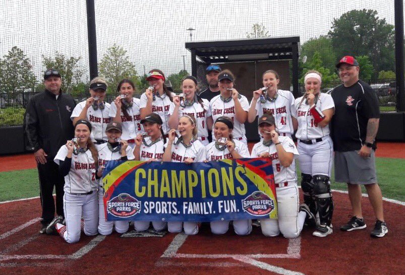 SBSilverCreek's tweet photo. Congratulations to the Silver Creek 18U Christley team on their championship win at the Coaster Classic in Sandusky and a finishing touch on an undefeated weekend..  Way to go ladies and coaches!   It’s going to be a fun summer for this squad.🥎 https://t.co/ExPx59eL0H