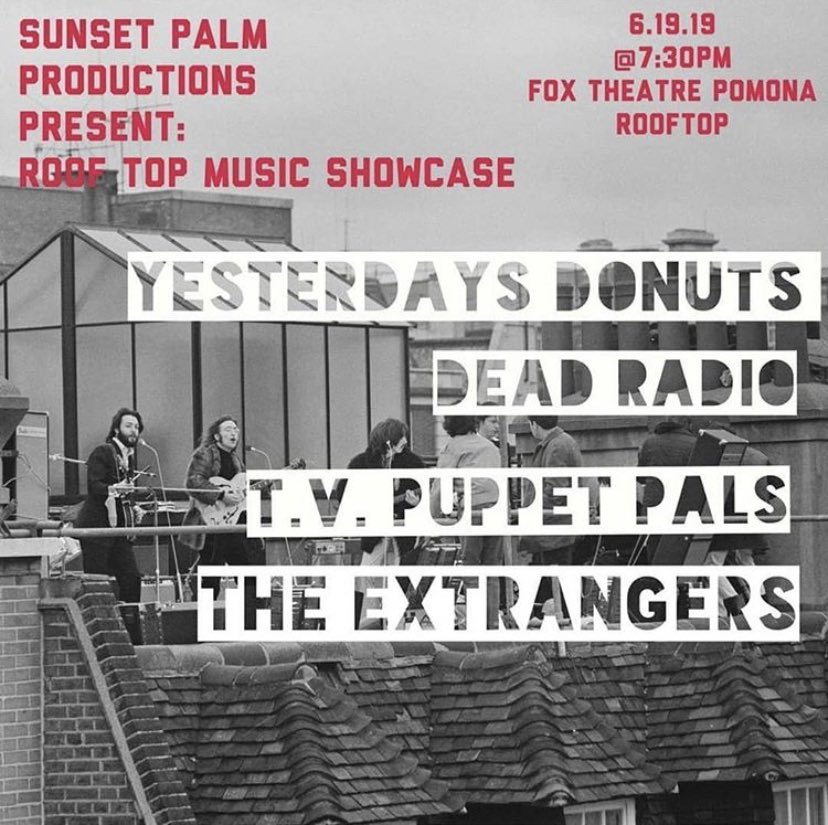 First time playing the Fox Theater rooftop this Wednesday on a fine summer night 💙🌃 (We’ve already played the Main Stage. All we need next is the Anteroom and we’ll be Fox Theatre masters 👊🏼😤💥😏😏)