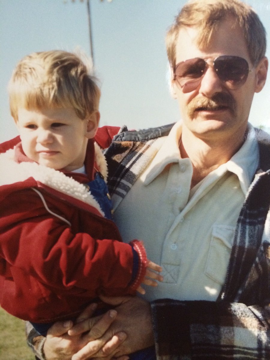 ChaseRiceMusic's tweet photo. Happy Father’s Day dad. Miss him every day, but doesn’t change the fact that he never missed a game, and I’m pretty sure he would have never missed concert. Oh, and he was one bad dude that brought a lot of truth to the old “my dad would whip your dads ass” thing we said as kids. https://t.co/hFV9Y8GyjK