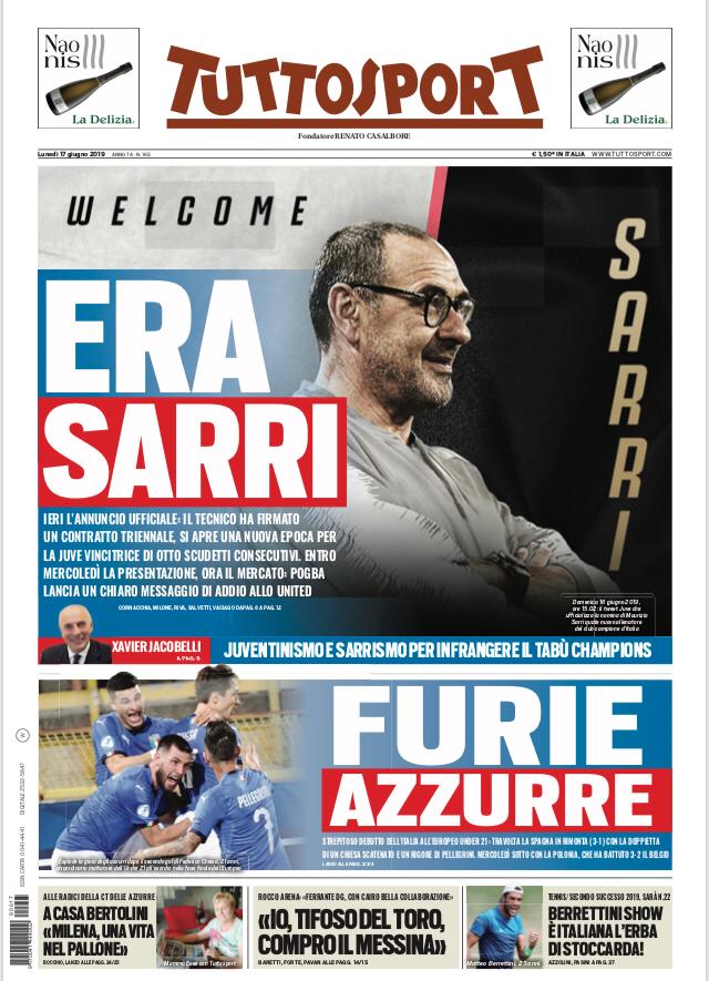 Footballitalia On Twitter Buonaserata Your Front Pages