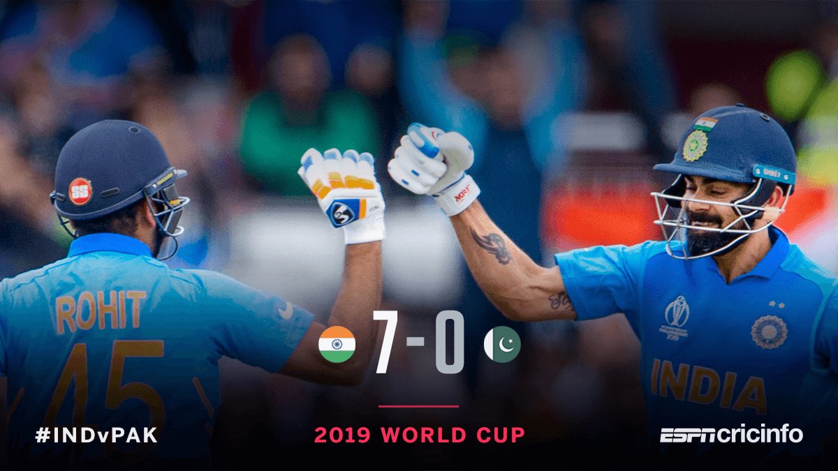 You just can’t ignore that this is always more than just a game! 🇮🇳

#INDvsPAK #LayegaTohViratHi