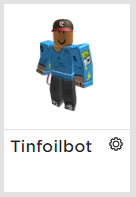Ivy On Twitter Report Report Report Report Delete Felt Like - tin took tinfoilbot and his deadly dark dominus roblox
