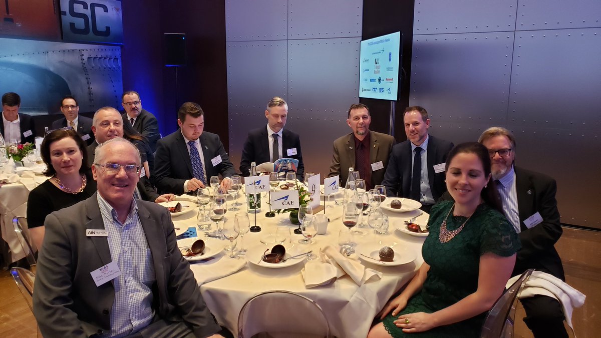 Thanks to @AINonline @mtain @AviationWeek @LeeHudson_ @halldalegroup @avtrngeditor @JanesINTEL @GarethJennings3 @AeroSociety #AEROSPACE #KeyPublishing for joining us #ParisAirShow2019 #AerospaceMediaAwards