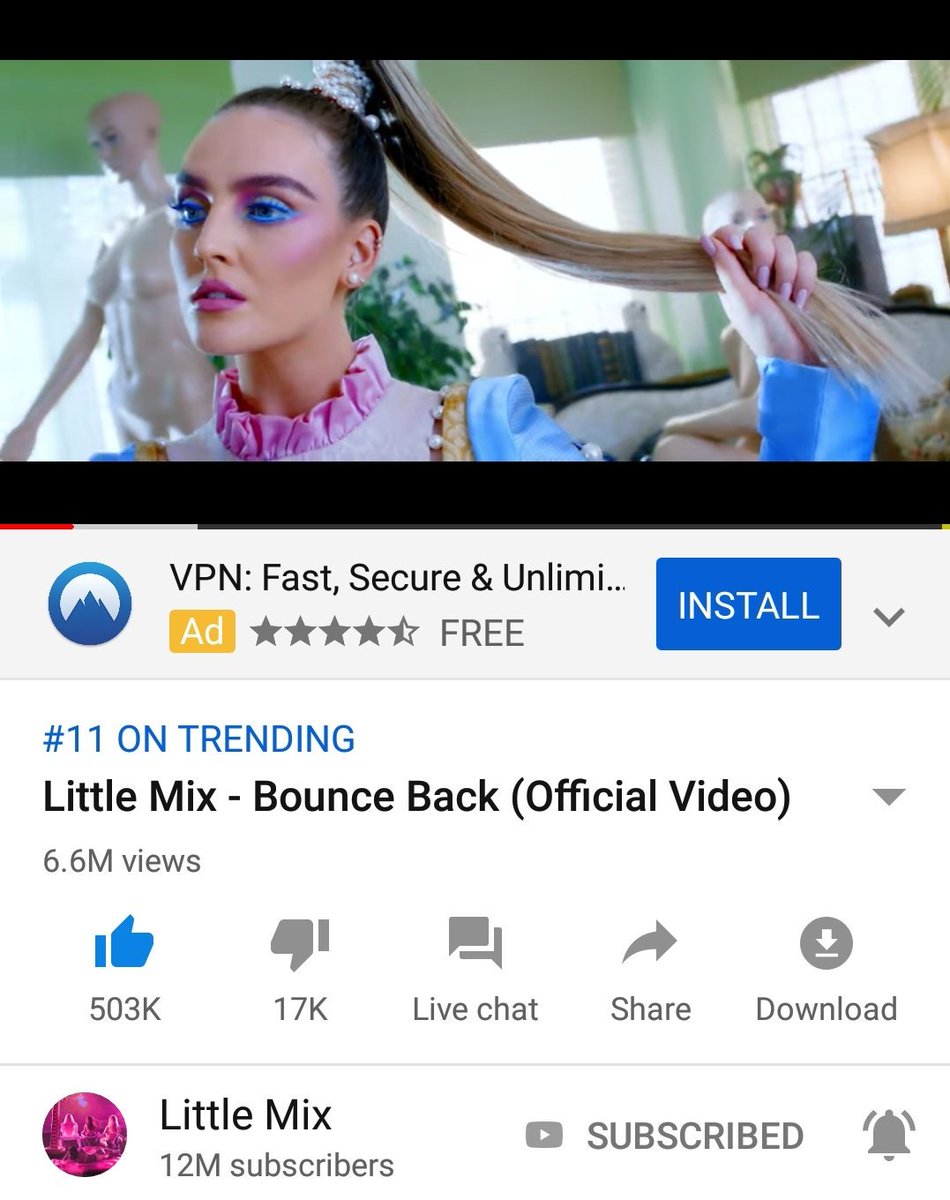 perriesgrandex's tweet image. #BounceBackMusicVideo by @LittleMix is trending at number 11 on Youtube ❤