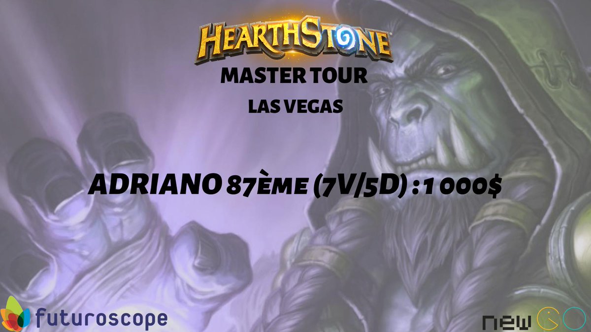 Pour nous ce Master Tour LAS VEGAS est terminé. Un très bon résultat pour notre première compétition de cette envergure, félicitations <a href="/Adrian0_hs/">Adriano</a> !

Une nouvelle fois un immense merci au <a href="/futuroscope/">Futuroscope</a> et à @NewGoTravel d'avoir permis de réaliser ce rêve.