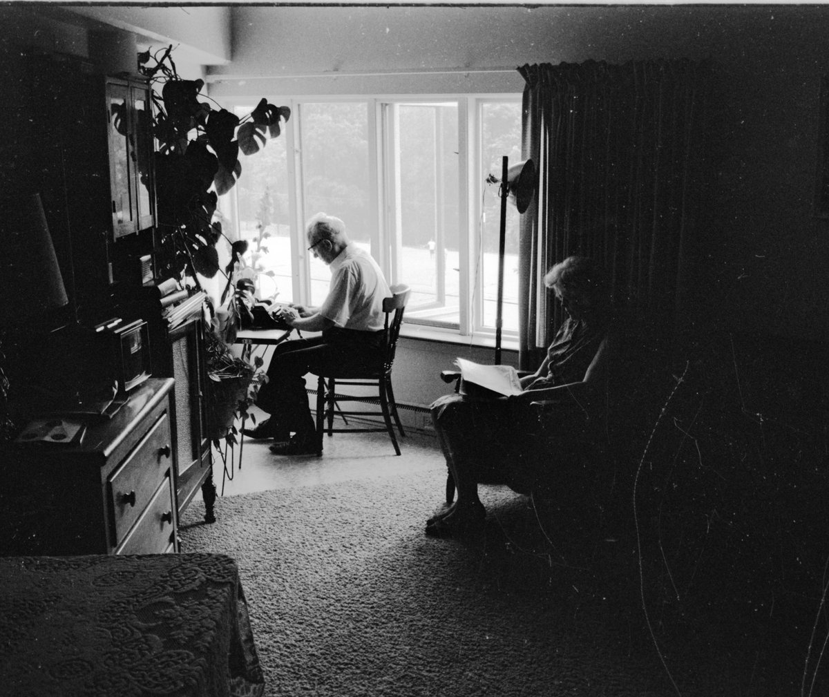 Photos from  @aadlarchives of the building dedication and of new residents shortly after moving in.