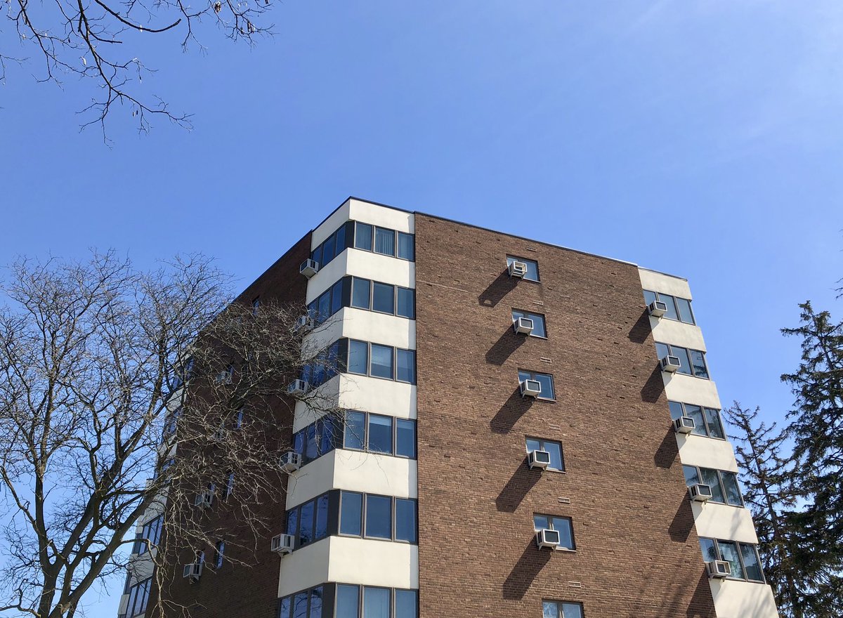 James Livingston, Lurie Terrace Senior Housing (1964) /// Built on the Old West Side a few blocks from downtown, Lurie Terrace was spearheaded by activists of the Ann Arbor Seniors Guild to provide affordable and convenient independent living for senior citizens.