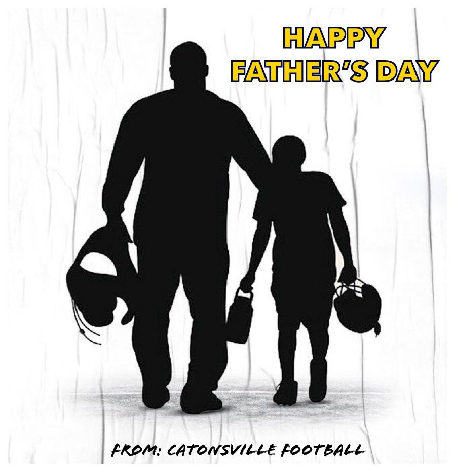 CatonsvilleFB's tweet photo. Happy Father’s Day to all the fantastic fathers out there. You are appreciated more than you’ll ever know! #BringTheHEAT ☄️ #FathersDay https://t.co/7WgkHy927O