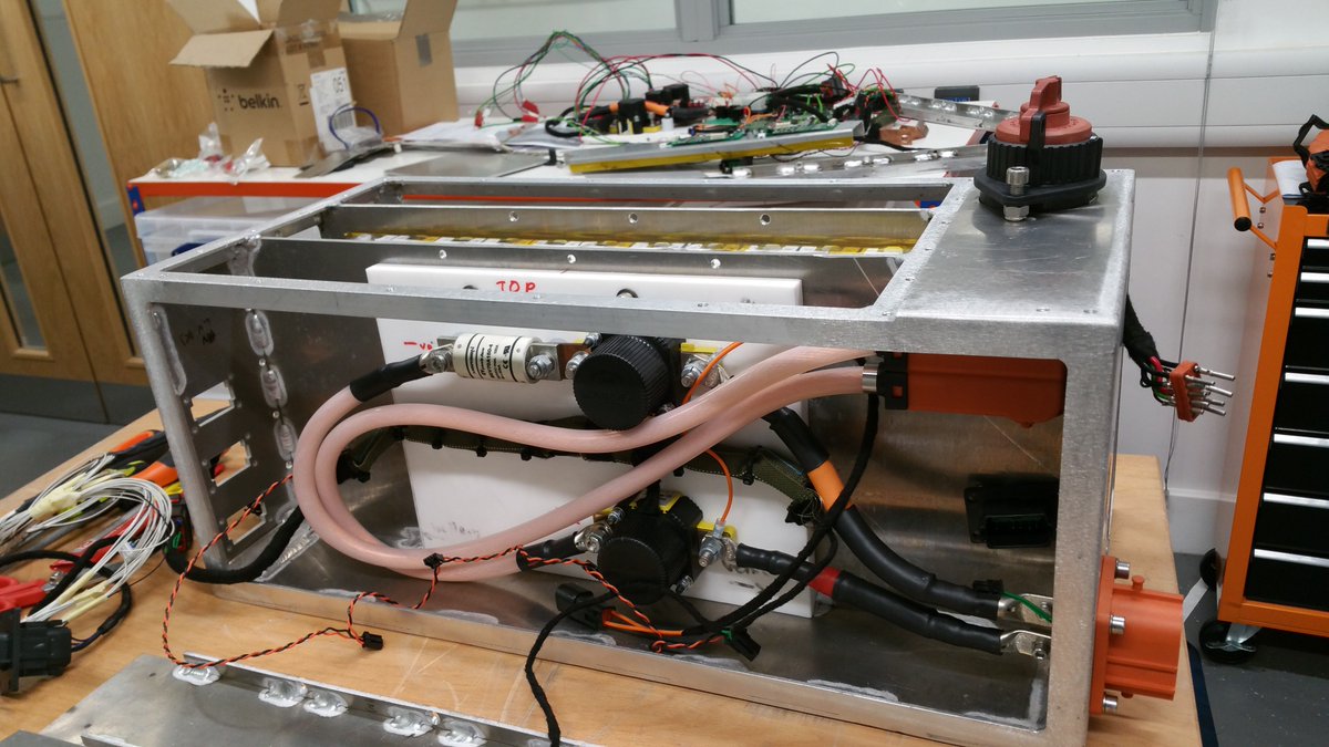 With one month to go until the competition, the team have been working flat out every day to ensure WRe1 is up and running! Over the past week, final preparations to the modules and cases have been our primary focus. Check out the progress! #FS2019 #EV